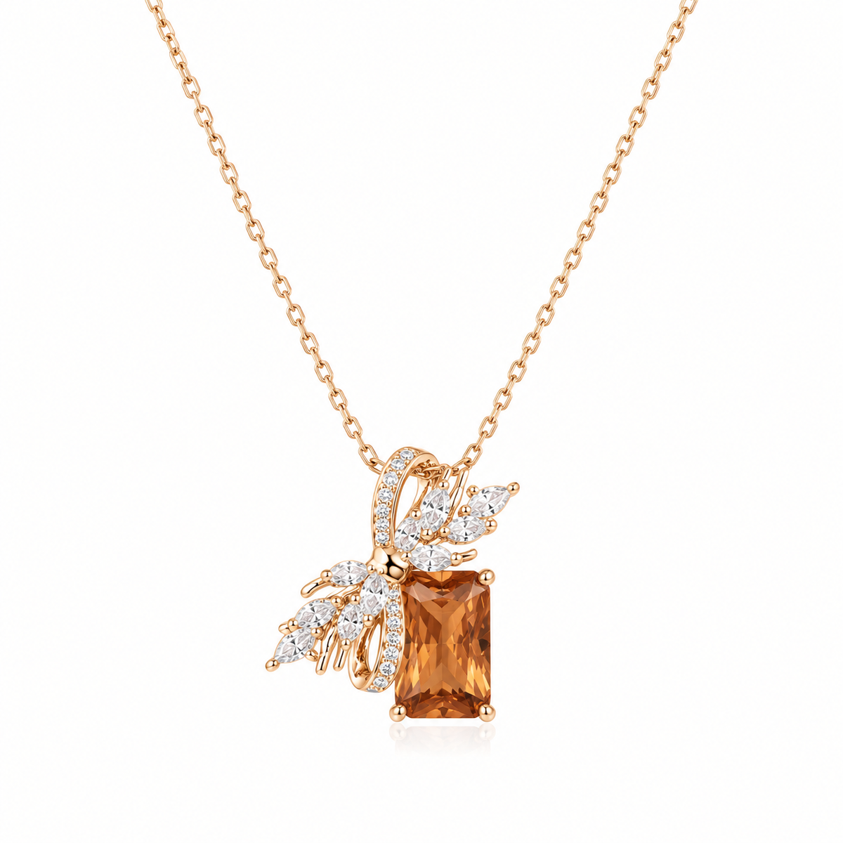 Rose Gold Pendent Necklace